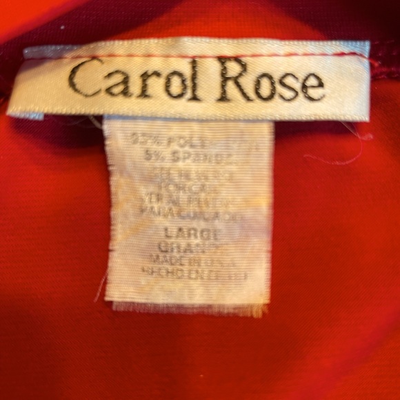 Red, Carol Rose, Sleeveless,  louse, Size Large - Picture 3 of 3
